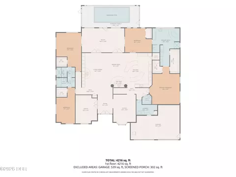 Floorplan - 101 N St Andrews Dr, Ormond Beach, FL 32174 photo 2 of 2