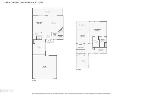 Floorplan - 212 Pine Cone Trl, Ormond Beach, FL 32174 photo 1 of 1