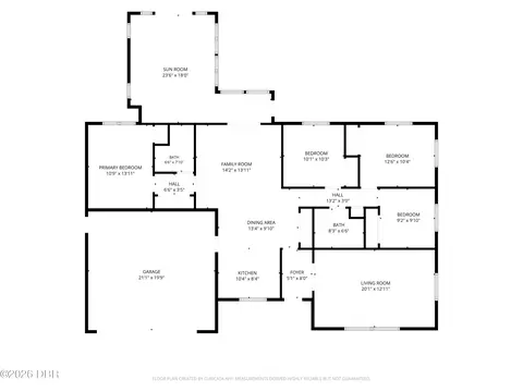Floorplan - 911 Woodmere Cir, Ormond Beach, FL 32174 photo 1 of 1