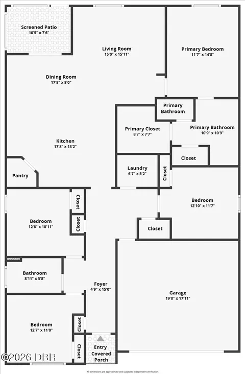 Floorplan - 246 Sandoval Dr, Ormond Beach, FL 32174 photo 1 of 1