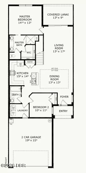 Floorplan - 13 Regency Rd, Ormond Beach, FL 32174 photo 1 of 2