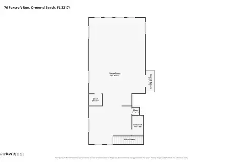 Floorplan - 76 Foxcroft Run Run, Ormond Beach, FL 32174 photo 2 of 3