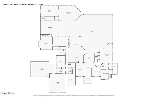 Floorplan - 76 Foxcroft Run Run, Ormond Beach, FL 32174 photo 1 of 3