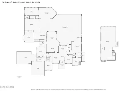 Floorplan - 76 Foxcroft Run Run, Ormond Beach, FL 32174 photo 3 of 3