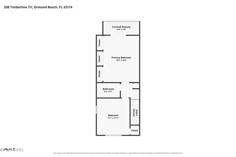Floorplan - 208 Timberline Trl, Ormond Beach, FL 32174 photo 1 of 2