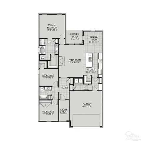 Floorplan - 4605 Sago Palm Cir 10-c #10-C ( ), Pace, FL 32571 photo 1 of 1