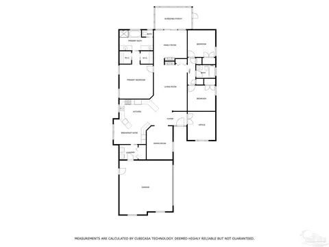 Floorplan - 3128 Strathauer Rd, Milton, FL 32583 photo 1 of 1