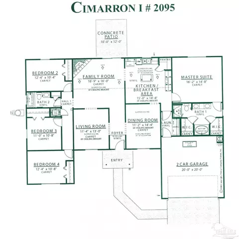 Floorplan - 5534 Mill Race Cir, Pace, FL 32571 photo 1 of 1