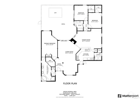 Floorplan - 3638 Sawmill Cir, Pace, FL 32571 photo 1 of 1