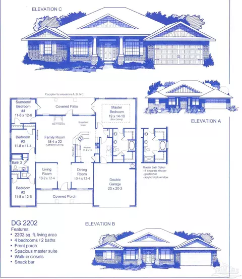 Floorplan - 6494 Benelli Dr, Milton, FL 32570 photo 1 of 1