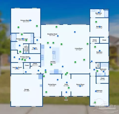 Floorplan - 3992 Amble Way, Pace, FL 32571 photo 1 of 1