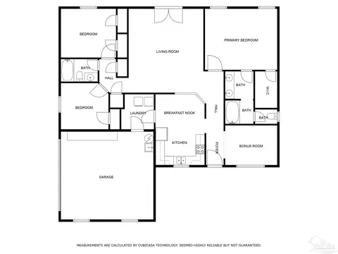 Floorplan - 5400 Hamilton Ln, Pace, FL 32571 photo 1 of 1