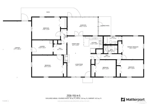 Floorplan - 4846 Lynn Dr, Pace, FL 32571 photo 1 of 1