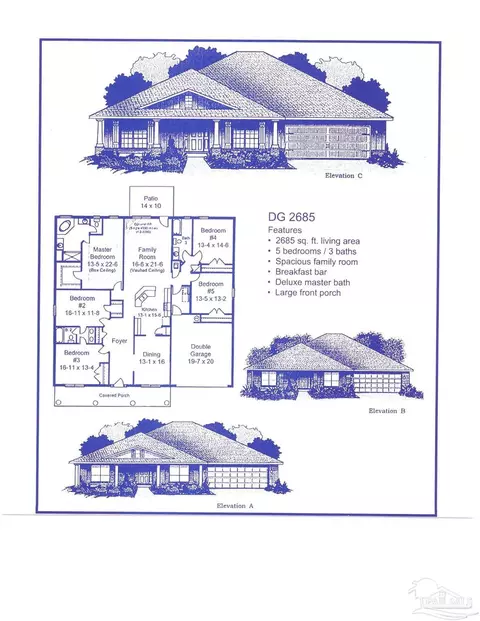 Floorplan - 6463 Benelli Dr, Milton, FL 32570 photo 1 of 1
