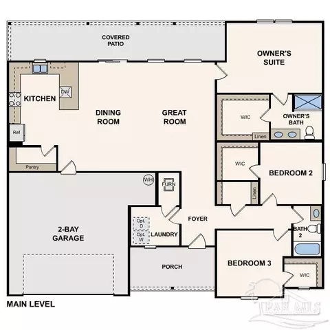 Floorplan - 9263 Three Hollow Rd, Jay, FL 32565 photo 1 of 1
