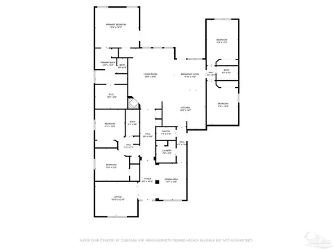 Floorplan - 5545 Heatherton Rd, Milton, FL 32570 photo 1 of 1