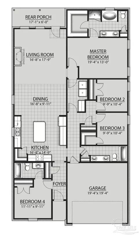 Floorplan - 5329 Adeline Cir 14-d #14-D ( ), Pace, FL 32571 photo 1 of 1