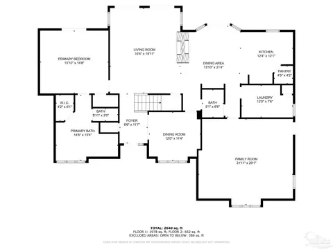 Floorplan - 6022 Wyndi Way, Pace, FL 32571 photo 2 of 3