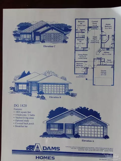 Floorplan - 1770 Leigh Loop #4D, Cantonment, FL 32533 photo 1 of 1