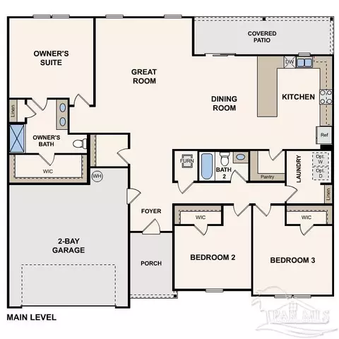 Floorplan - 9319 Three Hollow Rd, Jay, FL 32565 photo 1 of 1