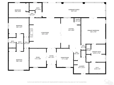 Floorplan - 5342 Southlake Dr, Pace, FL 32571 photo 1 of 1