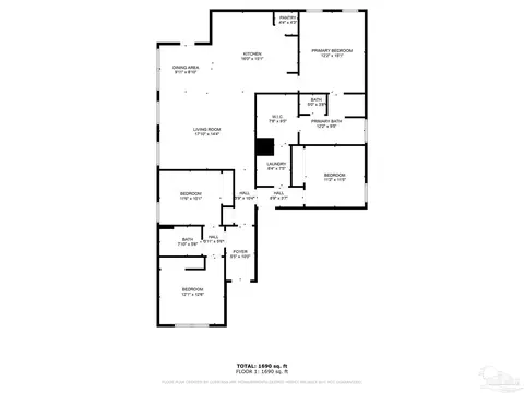 Floorplan - 5564 Caden Ct, Pace, FL 32570 photo 1 of 1
