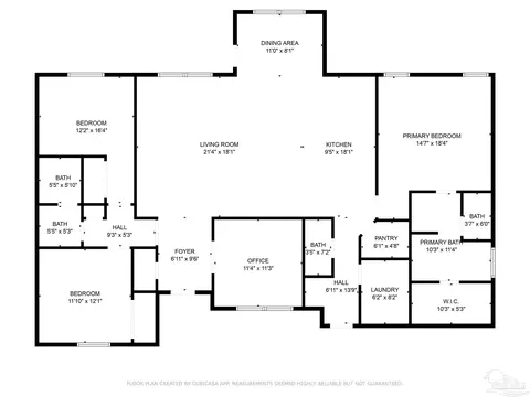 Floorplan - 2861 Avalon St, Cantonment, FL 32533 photo 1 of 1
