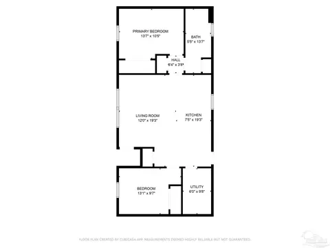 Floorplan - 5010 Culver Dr, Milton, FL 32583 photo 1 of 1