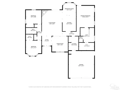 Floorplan - 5713 Lofty Pines Dr, Milton, FL 32570 photo 1 of 1