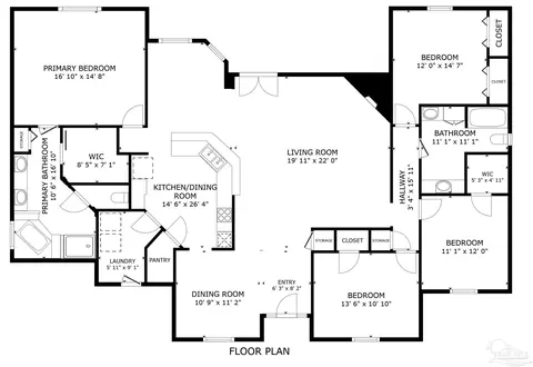 Floorplan - 4226 N Cambridge Way, Pace, FL 32571 photo 1 of 1