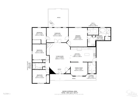 Floorplan - 3175 Benton Blvd, Pace, FL 32571 photo 1 of 1
