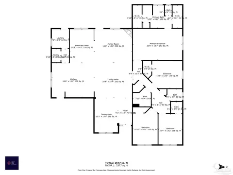 Floorplan - 4592 Belvedere Cir, Pace, FL 32571 photo 1 of 2
