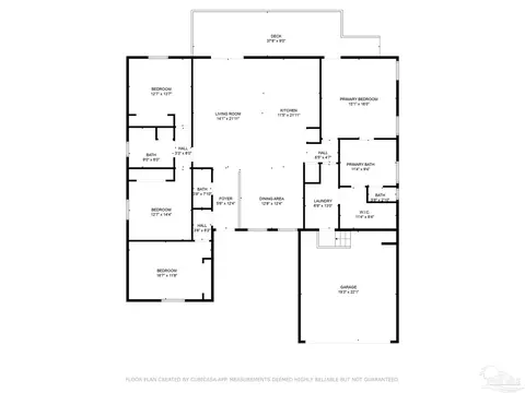 Floorplan - 1192 Adrian Way, Milton, FL 32583 photo 1 of 1