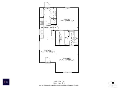 Floorplan - 6609 Cedar St, Milton, FL 32570 photo 2 of 2