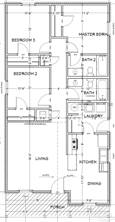 Floorplan - 6280 Long St, Milton, FL 32570 photo 1 of 1