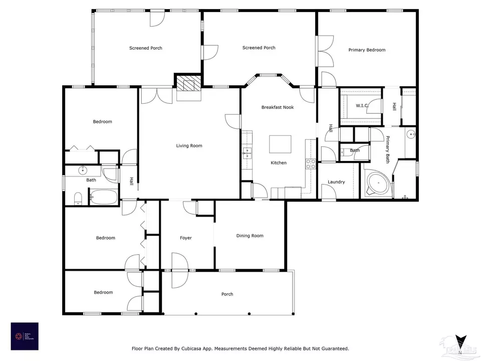Floorplan - 5405 Ilex Ln, Pensacola, FL 32526 photo 2 of 2