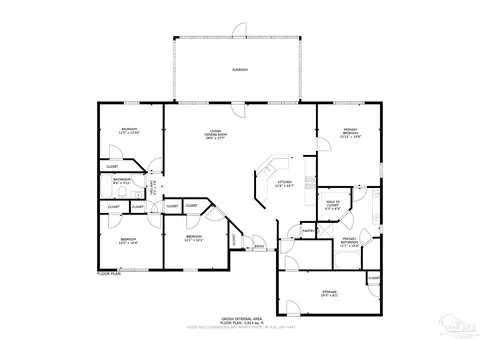 Floorplan - 5642 Berrybrook Cr, Pace, FL 32571 photo 1 of 1