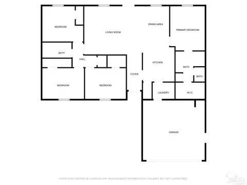 Floorplan - 6874 Wallace Dr, Pace, FL 32571 photo 1 of 1