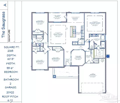 Floorplan - 4621 Carl Booker Rd, Milton, FL 32583 photo 1 of 1