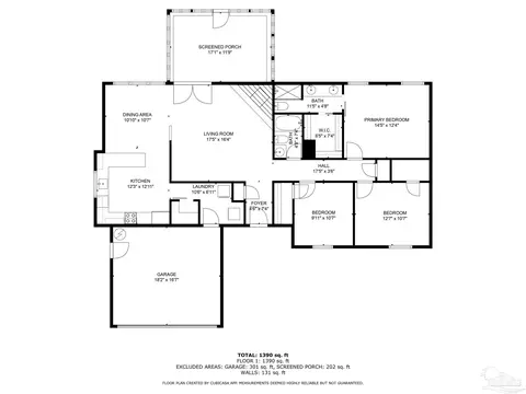 Floorplan - 4668 Evelyn St, Pace, FL 32571 photo 1 of 1
