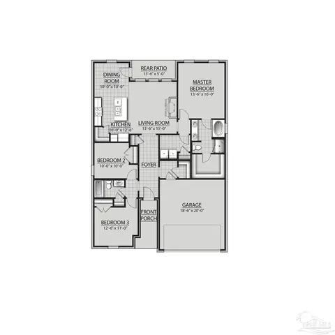 Floorplan - 4877 Bonneville St 5 E #5-E ( ), Pace, FL 32571 photo 2 of 2