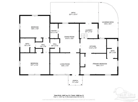 Floorplan - 4285 Seventh Ave, Pace, FL 32571 photo 1 of 1