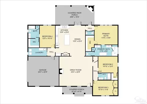 Floorplan - 9107 Pine Preserve Ln, Pace, FL 32571 photo 1 of 2