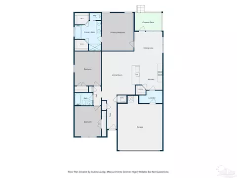 Floorplan - 7721 Piper Cir, Milton, FL 32583 photo 2 of 2