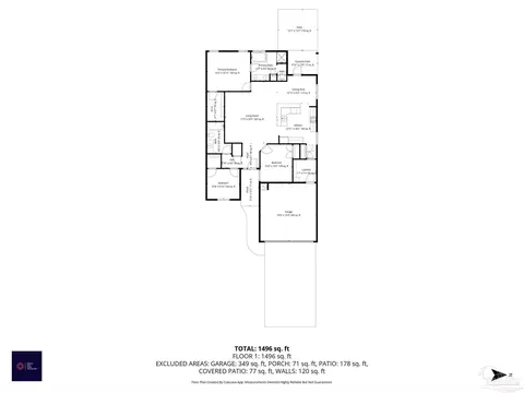Floorplan - 5921 Dunridge Dr, Pace, FL 32571 photo 1 of 2