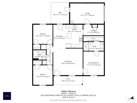 Floorplan - 5344 Traci Dr, Milton, FL 32583 photo 1 of 2