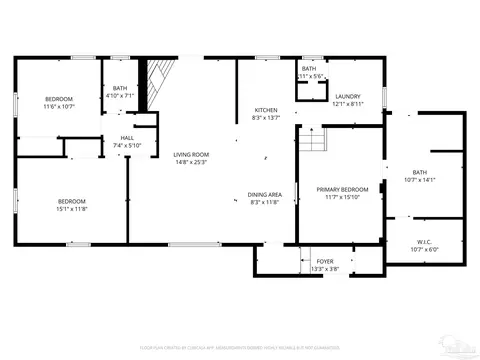 Floorplan - 4762 Pine Ln, Pace, FL 32571 photo 1 of 1
