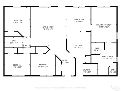 Floorplan - 6117 Parsonage Cir, Milton, FL 32570 photo 1 of 1
