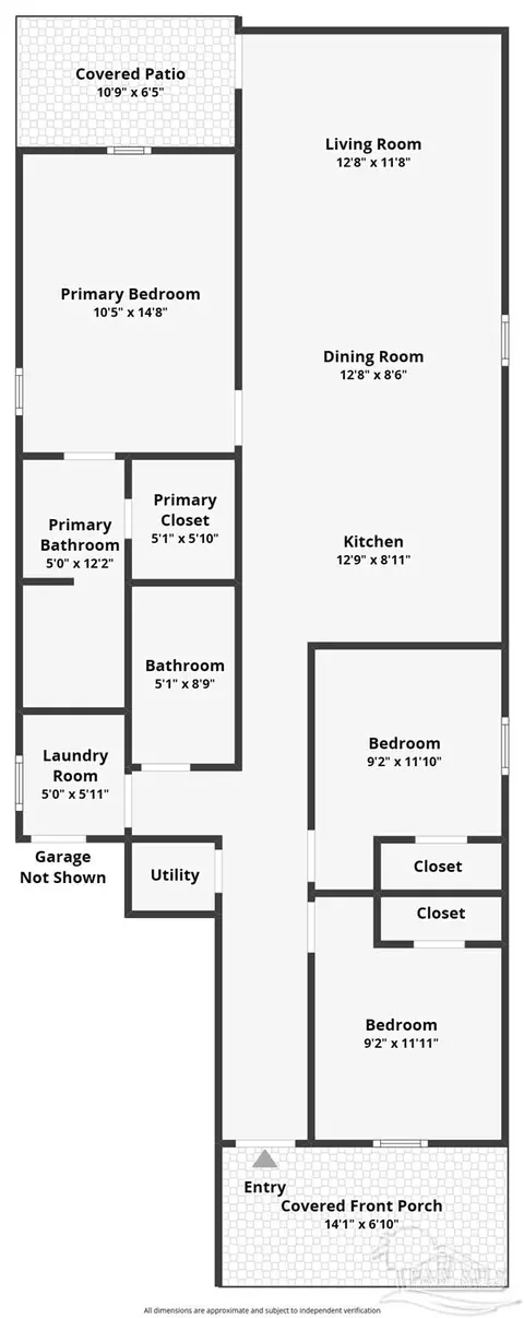Floorplan - 3963 Edgefield St, Pace, FL 32571 photo 1 of 1