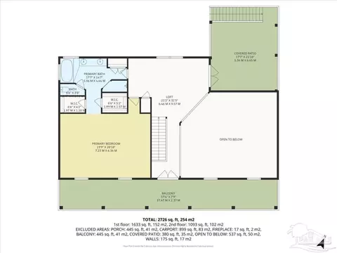 Floorplan - 2099 Garcon Point Rd, Milton, FL 32583 photo 3 of 3